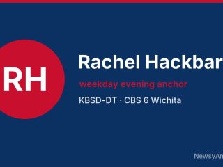 Rachel Hackbarth, weekday evening anchor, KBSD-DT