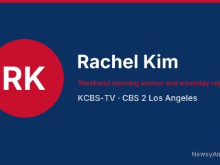 Rachel Kim, Weekend morning anchor and weekday reporter, KCBS-TV