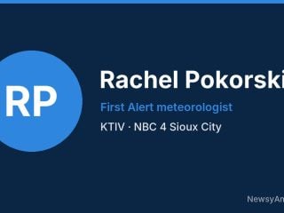 Rachel Pokorski, First Alert meteorologist, KTIV