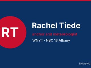 Rachel Tiede, anchor and meteorologist, WNYT