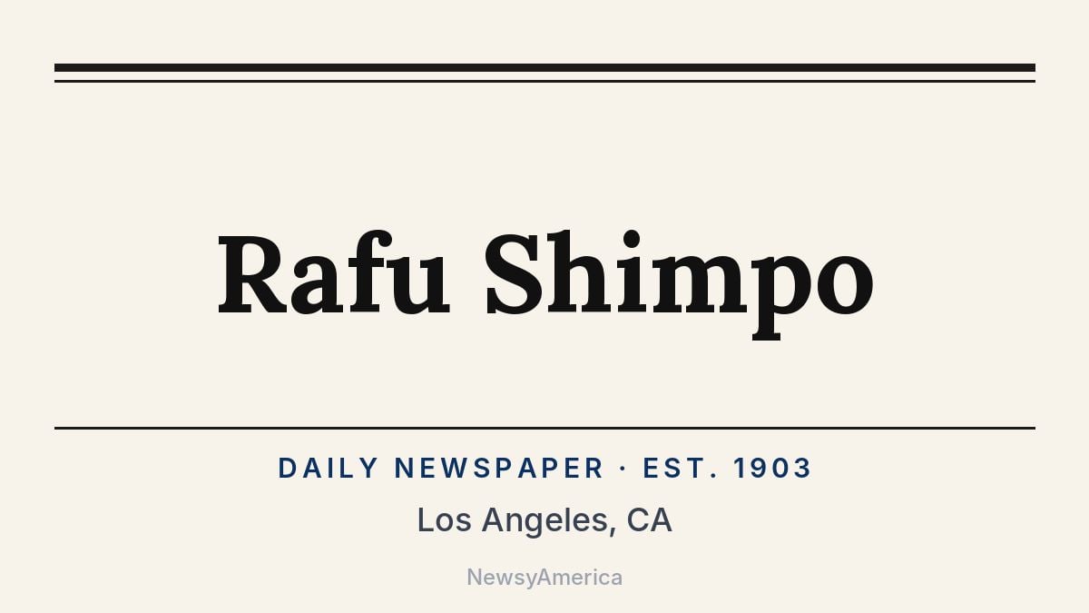 Rafu Shimpo – Los Angeles, CA
