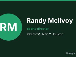 Randy McIlvoy, sports director, KPRC-TV
