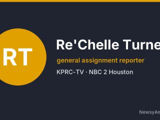 Re’Chelle Turner, general assignment reporter, KPRC-TV