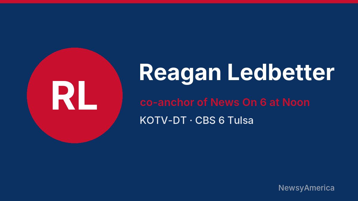 Reagan Ledbetter – KOTV-DT, Tulsa