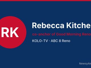 Rebecca Kitchen, co-anchor of Good Morning Reno, KOLO-TV