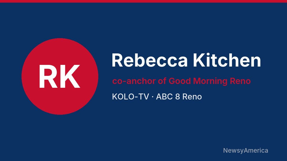 Rebecca Kitchen – KOLO-TV, Reno