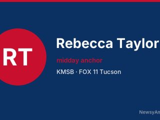 Rebecca Taylor, midday anchor, KMSB