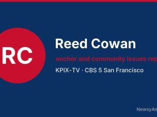 Reed Cowan, anchor and community issues reporter, KPIX-TV