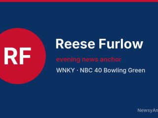 Reese Furlow, evening news anchor, WNKY