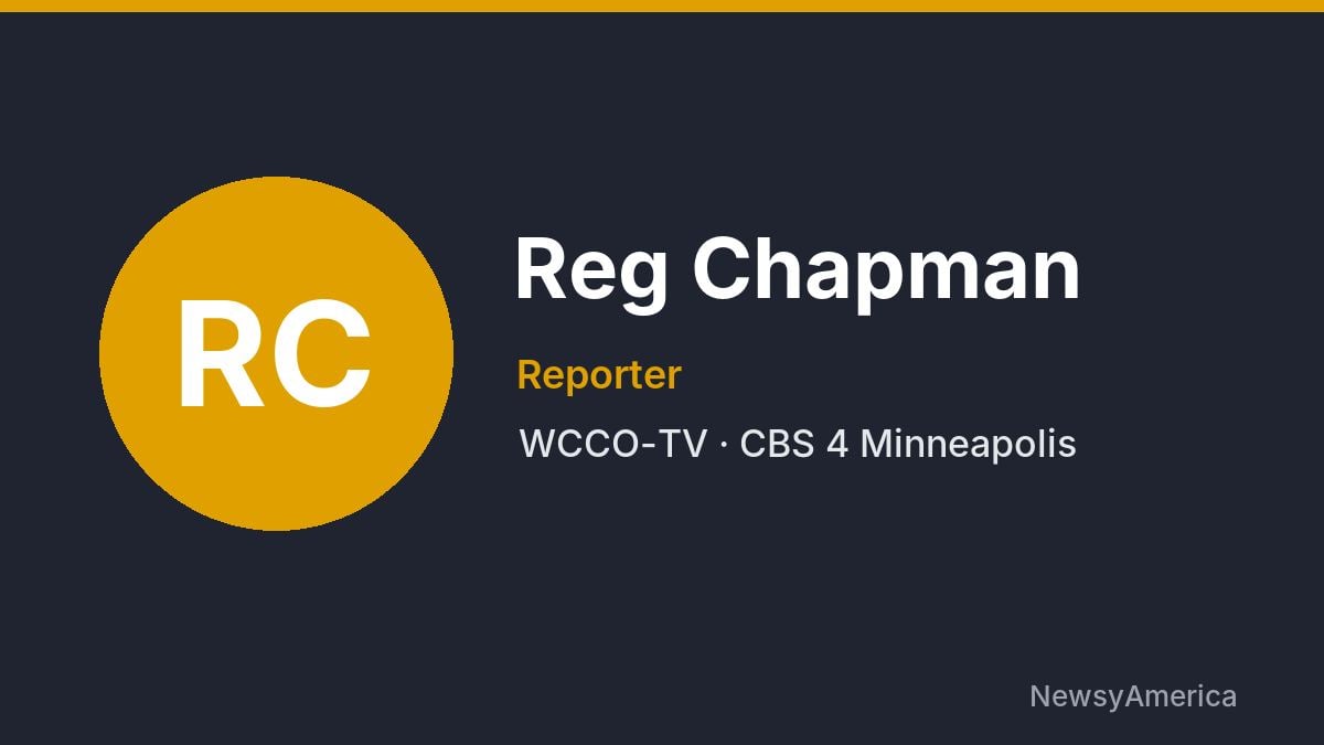 Reg Chapman – WCCO-TV, Minneapolis