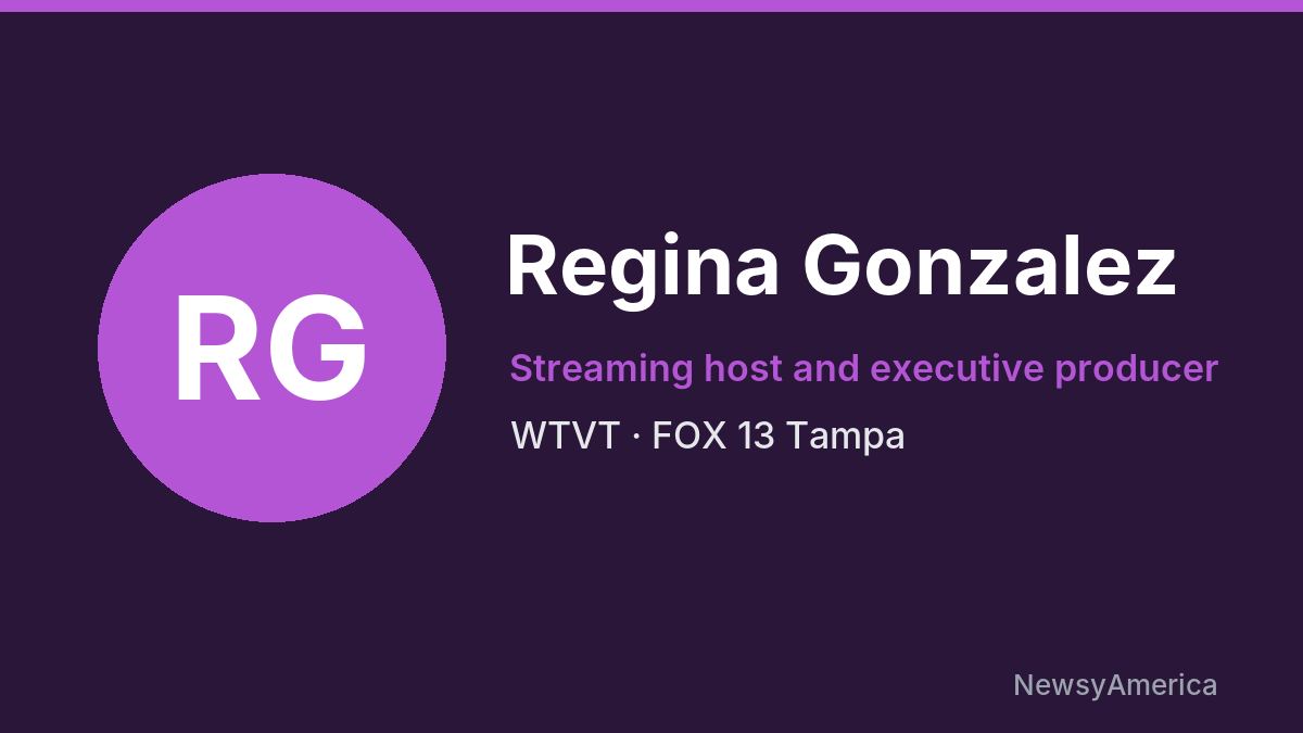 Regina Gonzalez – WTVT, Tampa