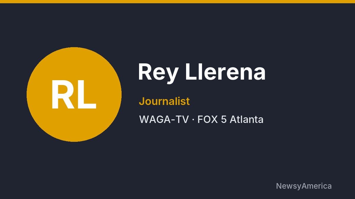 Rey Llerena – WAGA-TV, Atlanta