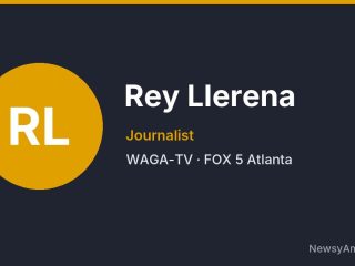 Rey Llerena, Journalist, WAGA-TV