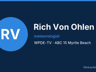 Rich Von Ohlen, meteorologist, WPDE-TV