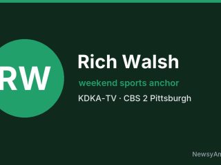 Rich Walsh, weekend sports anchor, KDKA-TV