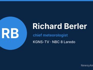 Richard Berler, chief meteorologist, KGNS-TV
