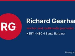 Richard Gearhart, anchor and multimedia journalist, KSBY