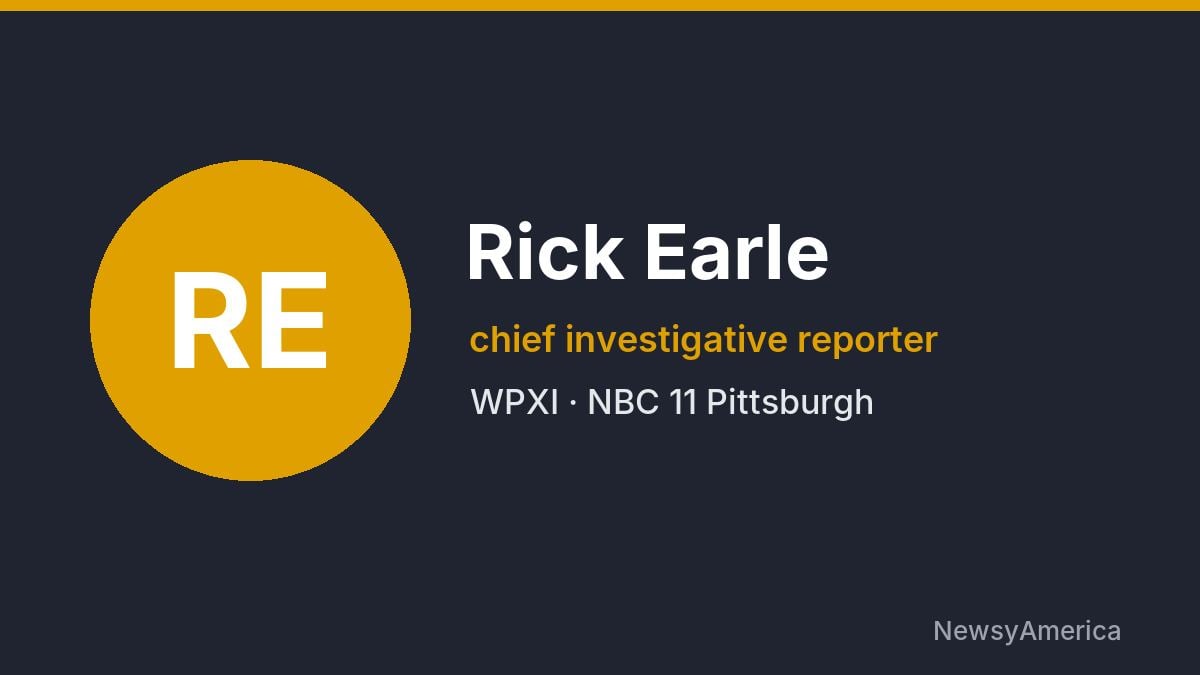 Rick Earle – WPXI, Pittsburgh