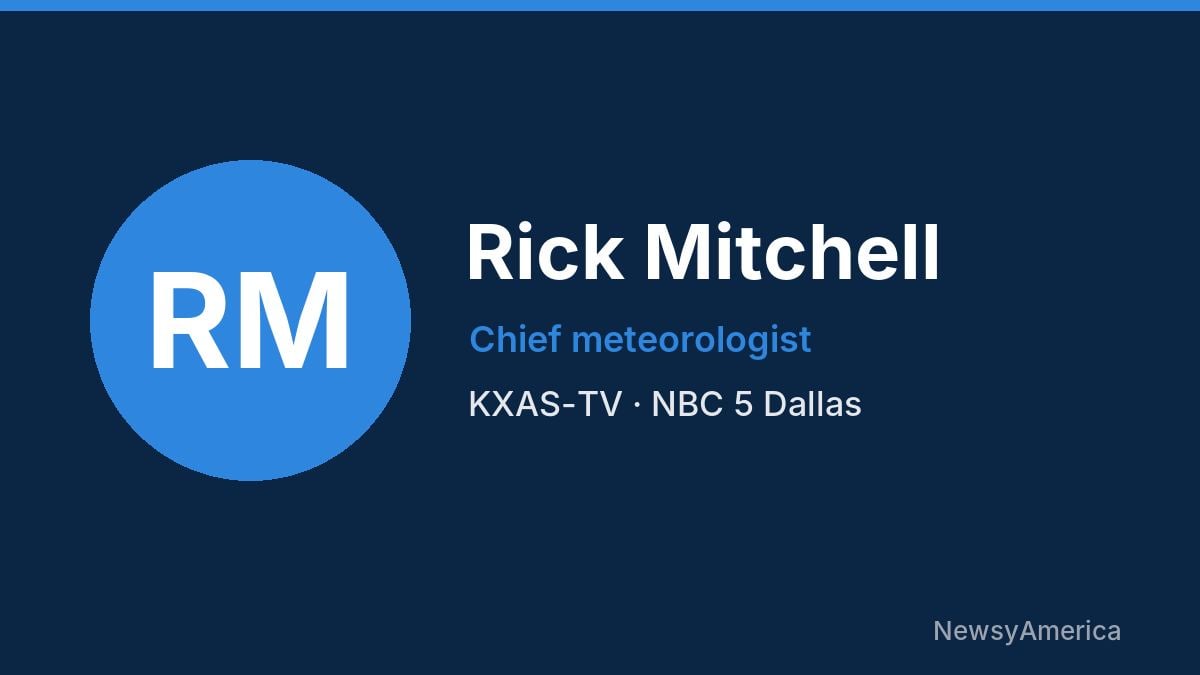 Rick Mitchell – KXAS-TV, Dallas