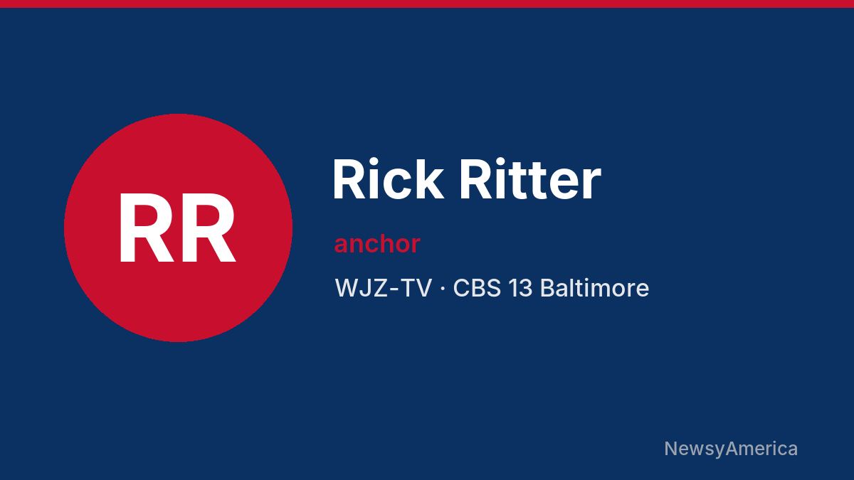 Rick Ritter – WJZ-TV, Baltimore