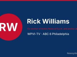 Rick Williams, Co-anchor of Action News at 5 p.m. and anchor at 11 p.m., WPVI-TV