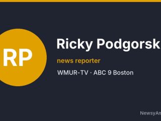 Ricky Podgorski, news reporter, WMUR-TV