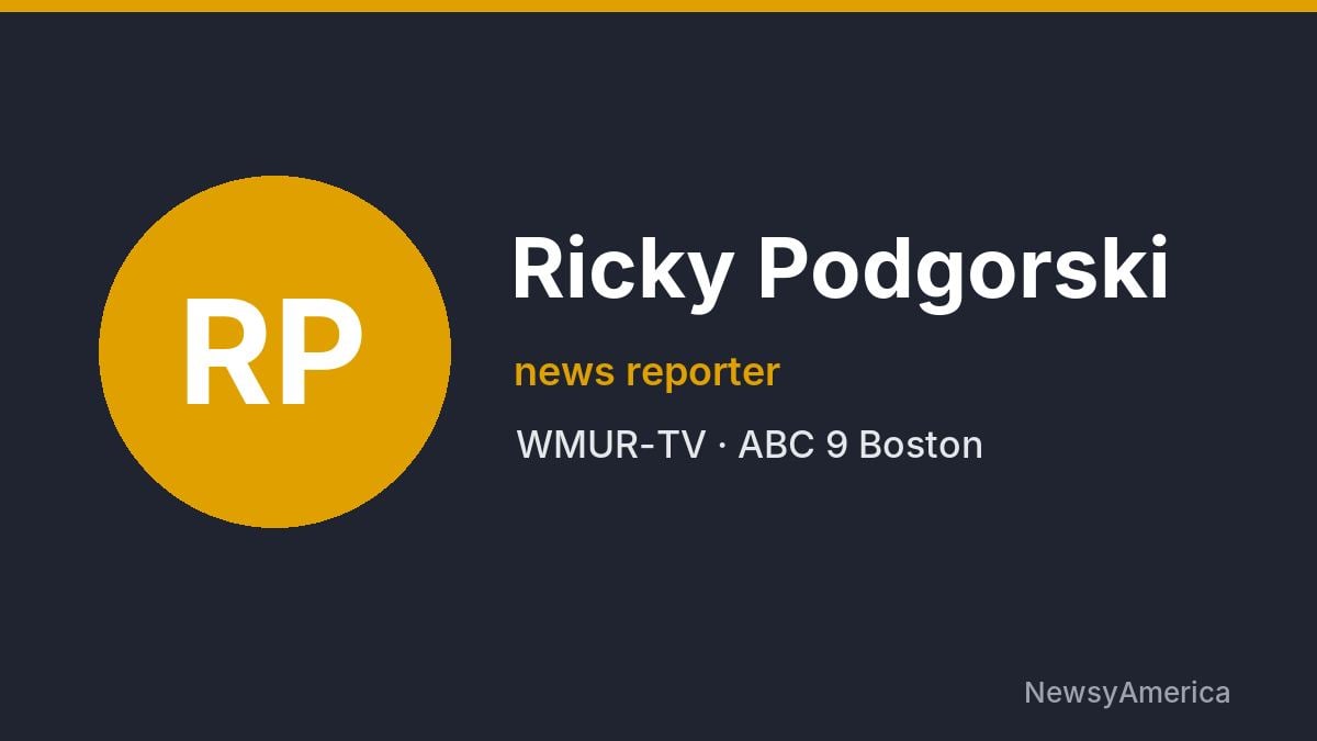 Ricky Podgorski – WMUR-TV, Boston