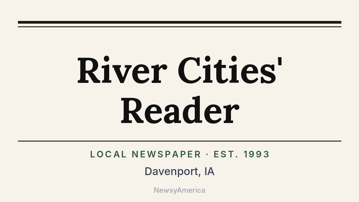 River Cities’ Reader – Davenport, IA