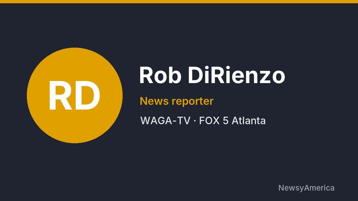 Rob DiRienzo – WAGA-TV, Atlanta