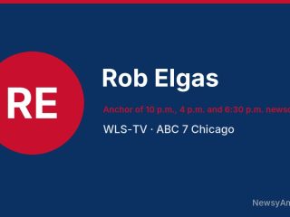 Rob Elgas, Anchor of 10 p.m., 4 p.m. and 6:30 p.m. newscasts, WLS-TV