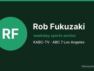 Rob Fukuzaki, weekday sports anchor, KABC-TV