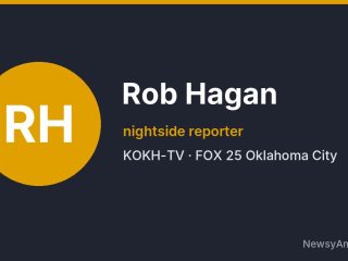 Rob Hagan, nightside reporter, KOKH-TV