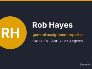 Rob Hayes, general assignment reporter, KABC-TV