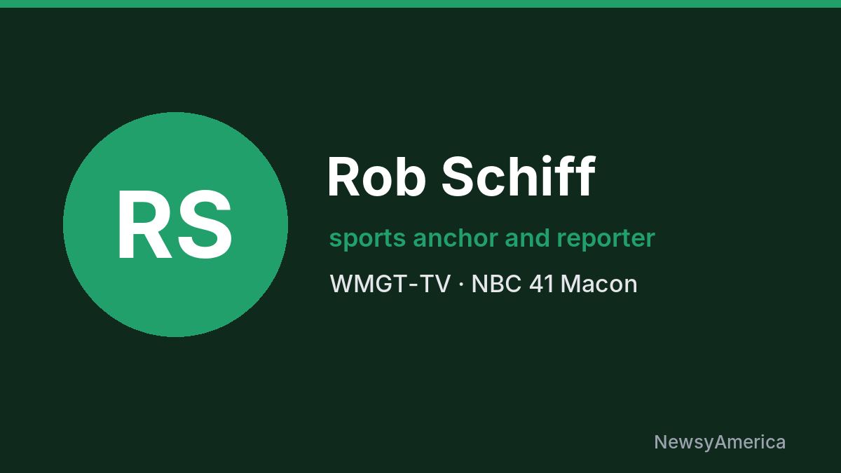 Rob Schiff – WMGT-TV, Macon