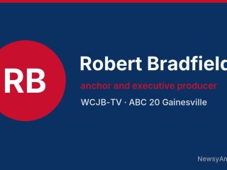 Robert Bradfield, anchor and executive producer, WCJB-TV
