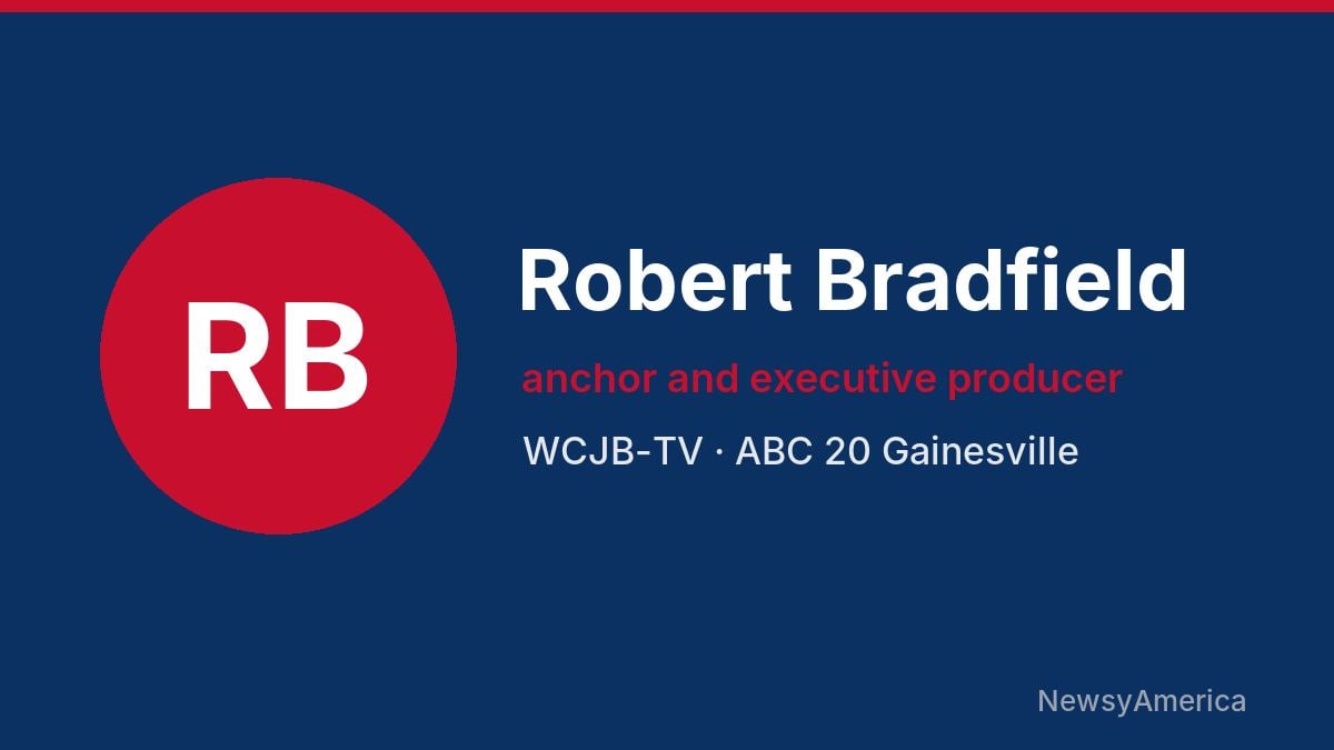 Robert Bradfield – WCJB-TV, Gainesville
