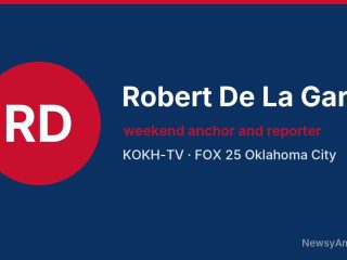 Robert De La Garza, weekend anchor and reporter, KOKH-TV