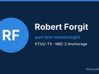 Robert Forgit, part-time meteorologist, KTUU-TV