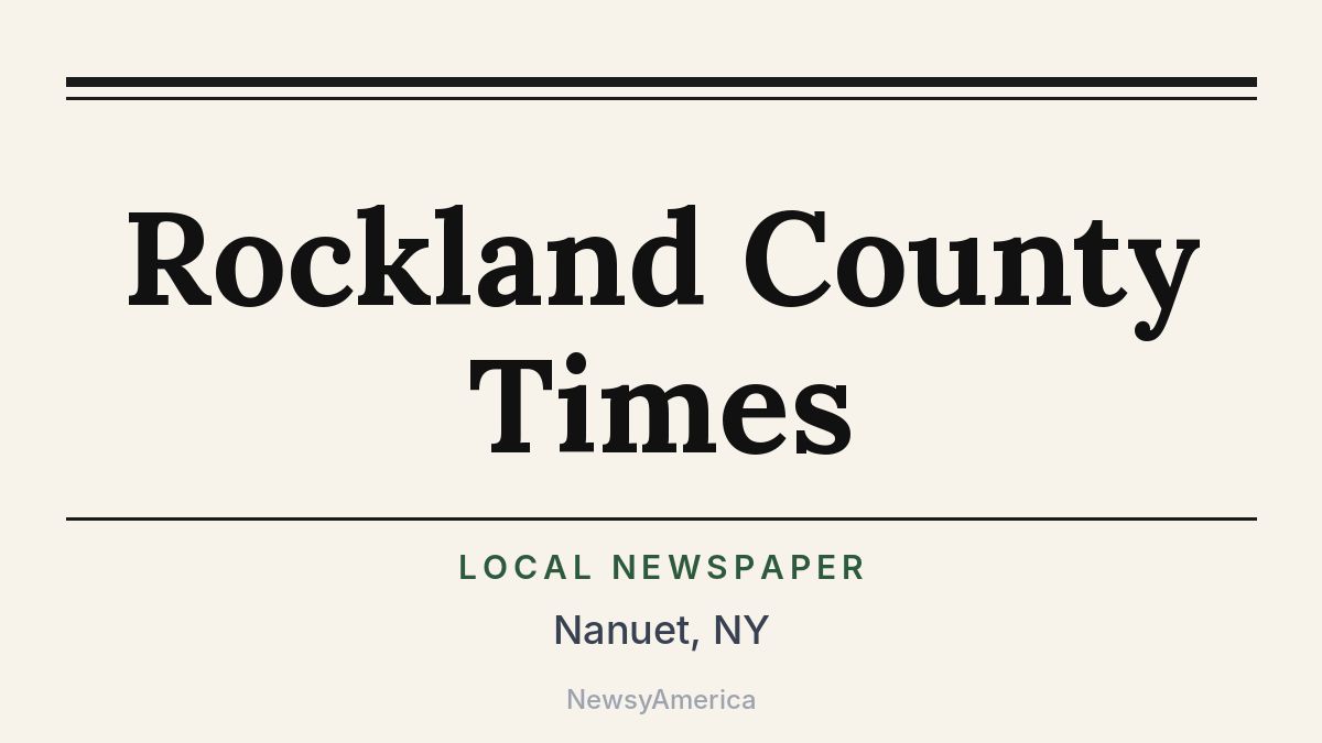 Rockland County Times – Nanuet, NY