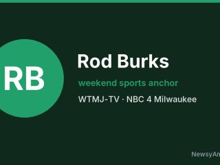 Rod Burks, weekend sports anchor, WTMJ-TV