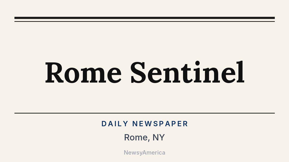 Rome Sentinel – New York