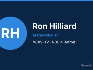 Ron Hilliard, Meteorologist, WDIV-TV