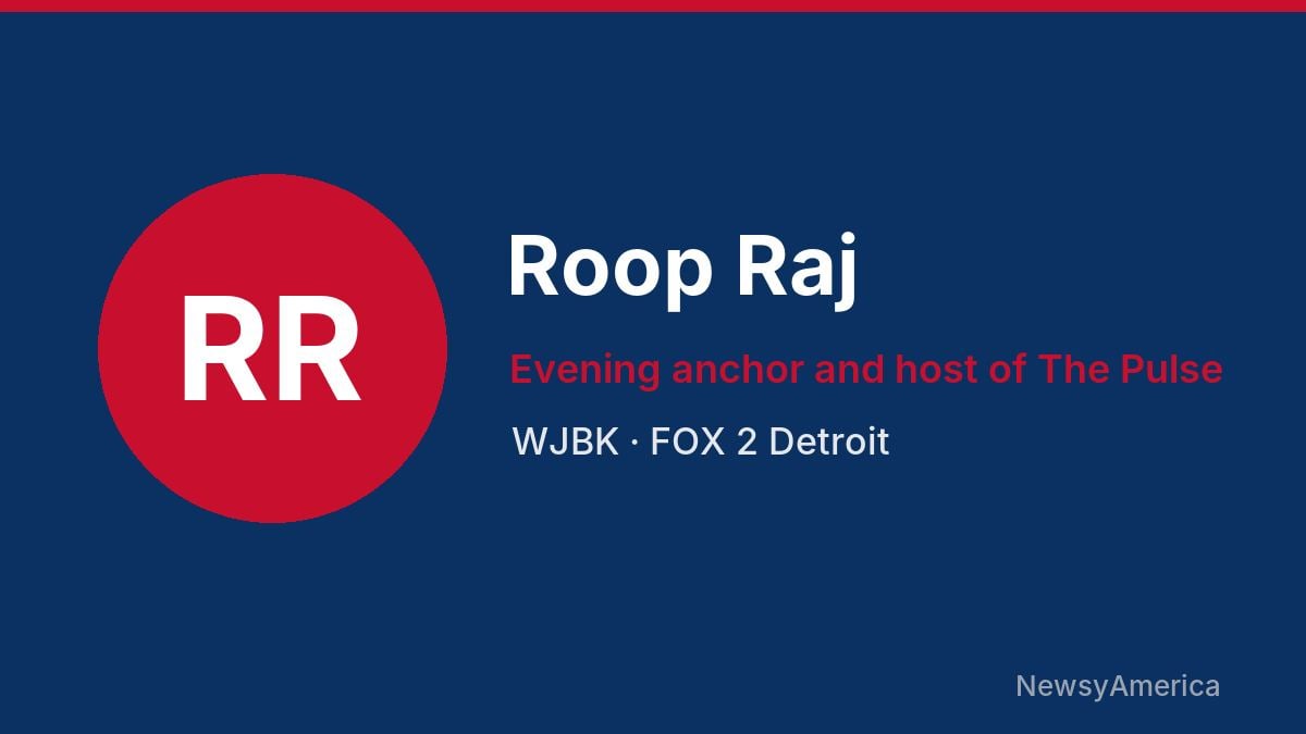 Roop Raj – WJBK, Detroit