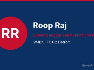 Roop Raj, Evening anchor and host of The Pulse, WJBK