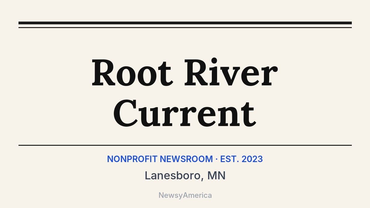 Root River Current – Lanesboro, MN