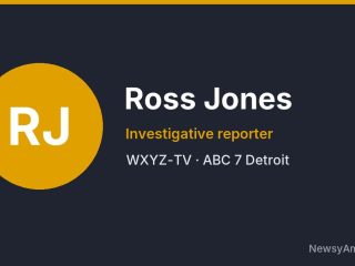 Ross Jones, Investigative reporter, WXYZ-TV