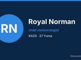 Royal Norman, chief meteorologist, KAZS