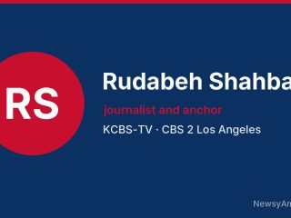 Rudabeh Shahbazi, journalist and anchor, KCBS-TV