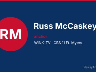 Russ McCaskey, anchor, WINK-TV