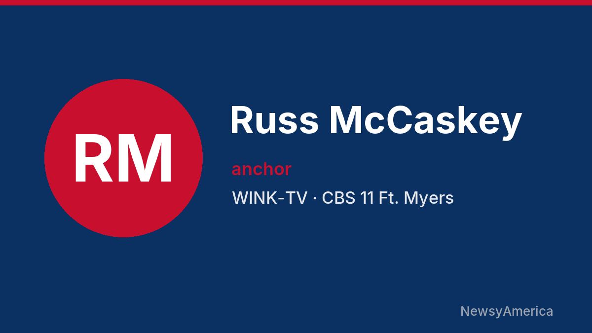 Russ McCaskey – WINK-TV, Ft. Myers